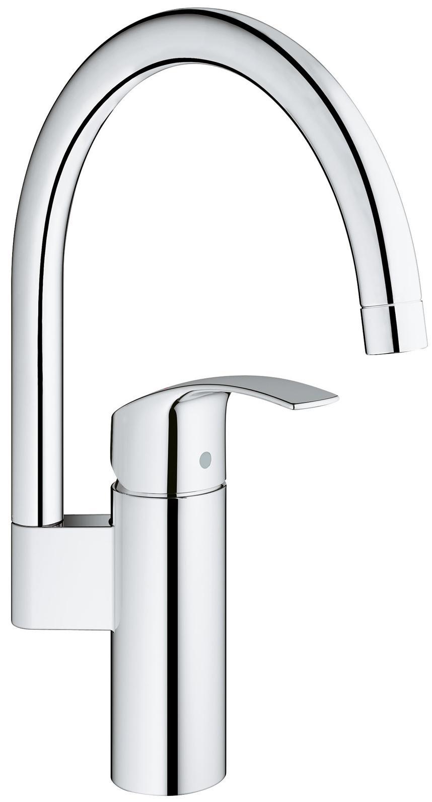 фото Смеситель для кухни GROHE Eurosmart new с высоким изливом, хром 33202002