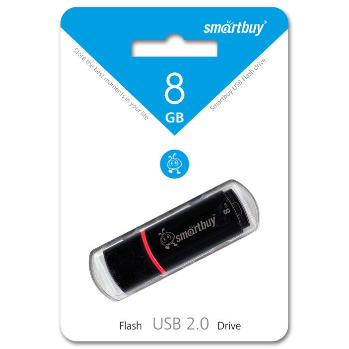 фото SmartBuy Crown 8GB, Black USB-накопитель