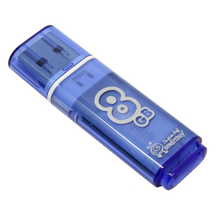 фото SmartBuy Glossy Series 8GB, Blue USB-накопитель