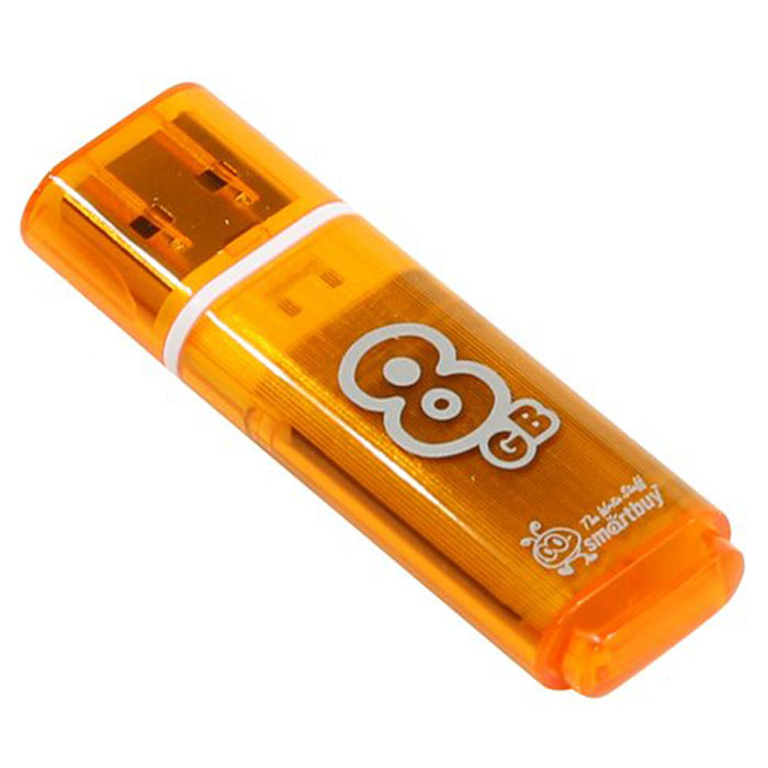 фото SmartBuy Glossy Series 8GB, Orange USB-накопитель