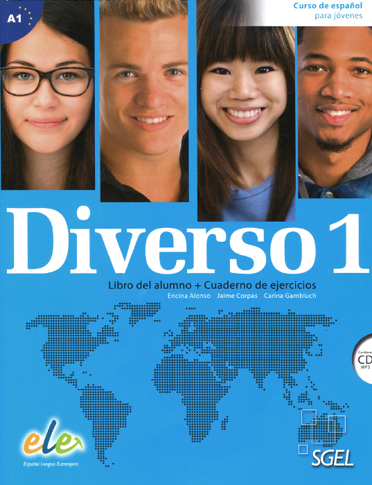 фото Diverso 1: Curso de espanol para jovenes: Libro del alumno + Cuaderno de ejercicios (+ CD) Sgel