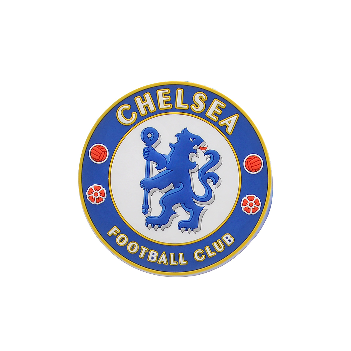 фото Магнит "Chelsea", цвет: синий, белый, красный, диаметр 7,7 см. 08300