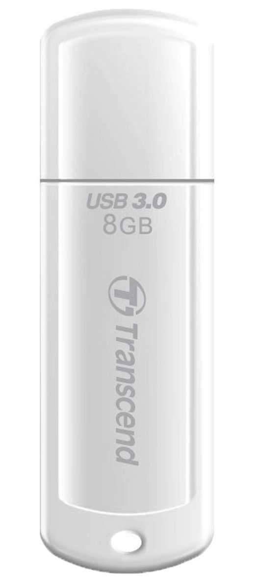 фото Transcend JetFlash 730 8GB, White USB-накопитель