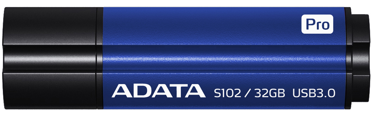 фото ADATA S102 Pro 32GB, Blue USB-накопитель