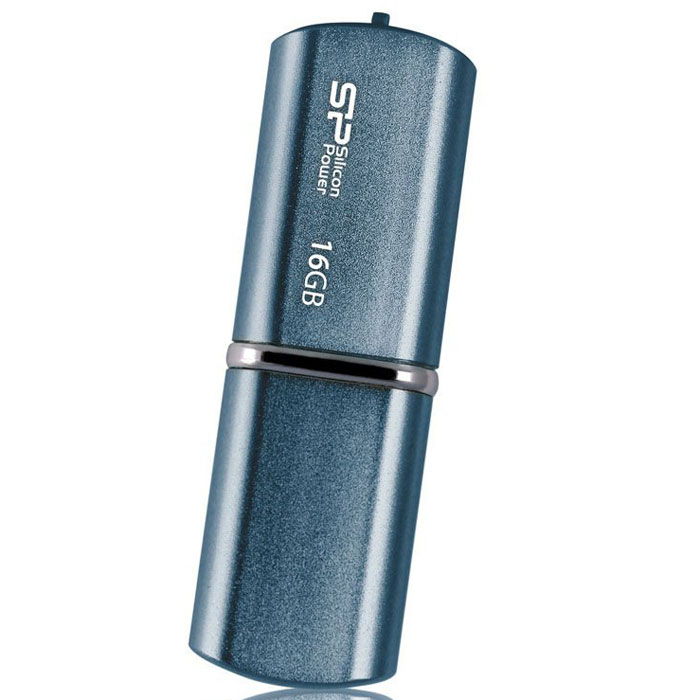 фото Silicon Power LuxMini 720 16GB, Dark Blue USB-накопитель