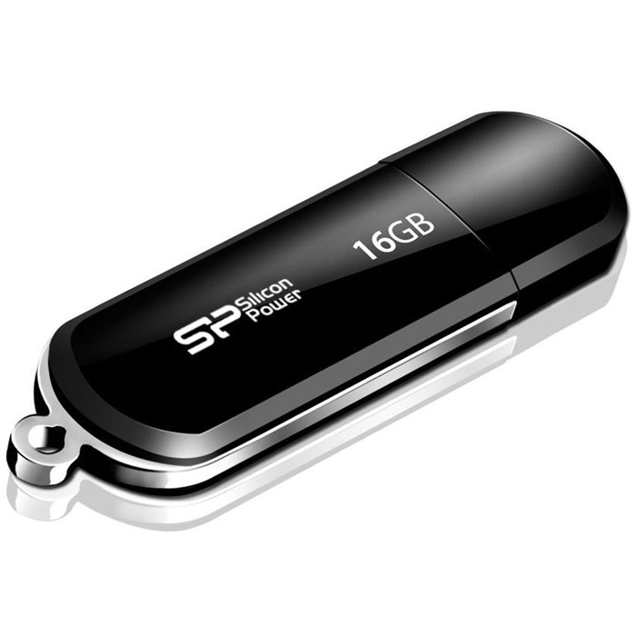 фото Silicon Power LuxMini 322 16GB, Black USB-накопитель