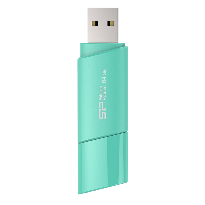 фото Silicon Power Ultima U06 64GB, Turquoise USB-накопитель