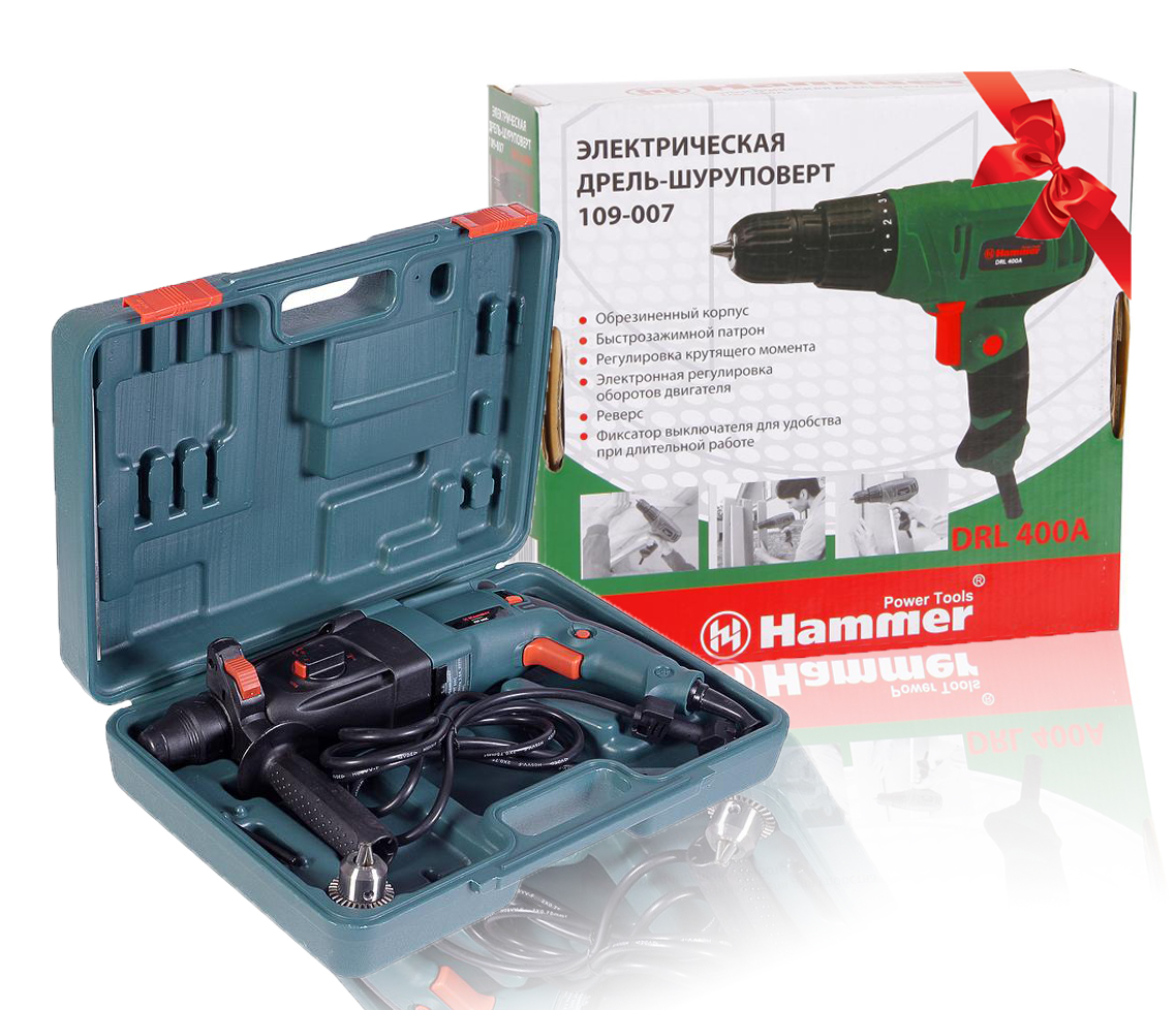 Набор перфоратор Hammer PRT800C PREMIUM + дрель-шуруповерт Hammer Flex .