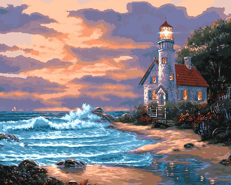 Сказочный домик у моря