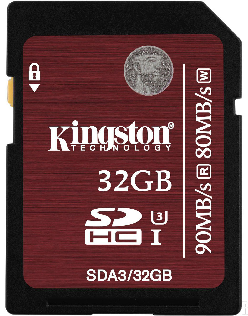 фото Kingston SDHC Class 10 UHS-I U3 32GB карта памяти