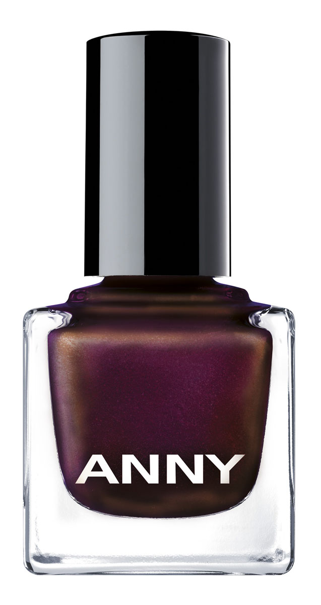 ANNY Лак для ногтей, тон № 47 фиолетовый с золотым отливом, 15 мл