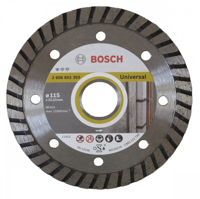 фото Универсальный алмазный диск Bosch Turbo, 115 мм