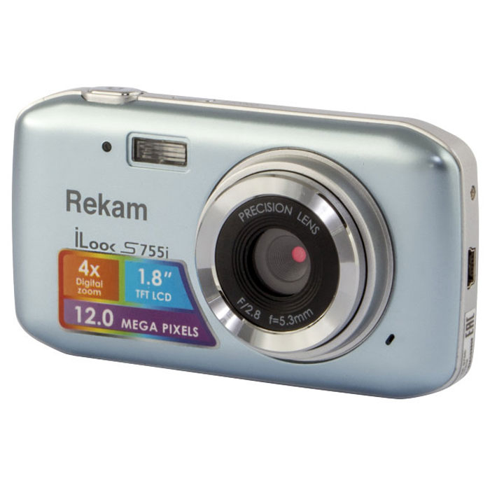 Rekam ilook s755i примеры фото Компактный фотоаппарат Rekam Rekam iLook S755i, серый металлик - купить по выгод