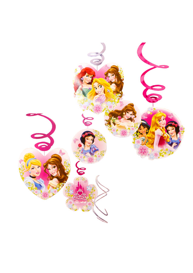 фото Amscan Спираль Disney Принцессы 12 шт