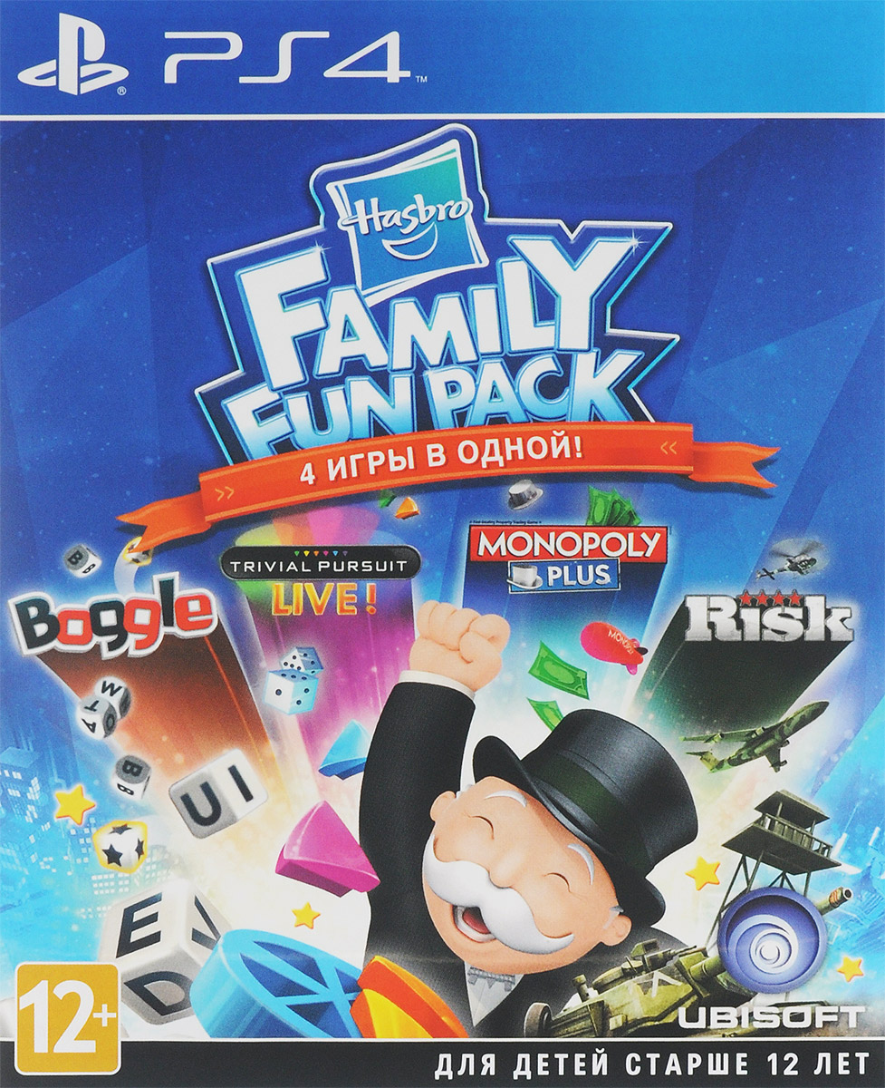 Игра Hasbro Family Fun Pack (PlayStation 4, Английская версия) купить по  низкой цене с доставкой в интернет-магазине OZON (232259515)