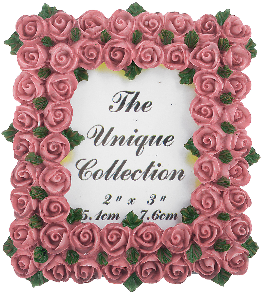 фото Декоративная фоторамка Home Queen "Букет роз", цвет: бледно-розовый, 5,1 х 7,6 см