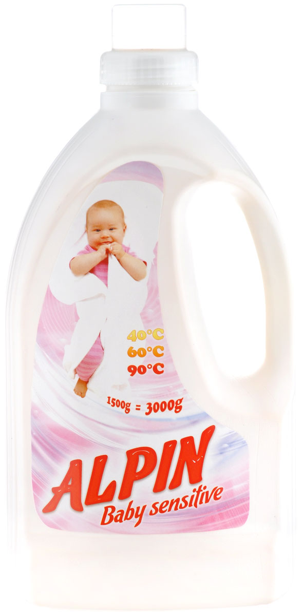 фото Средство для стирки детского белья Alpin "Baby Sensitive", 1,5 л