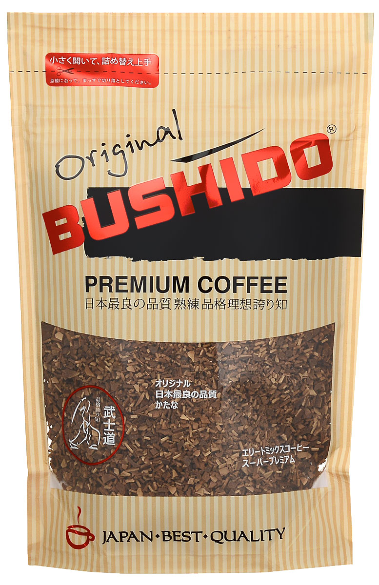 Bushido Original кофе растворимый, 85 г - купить с доставкой по ...