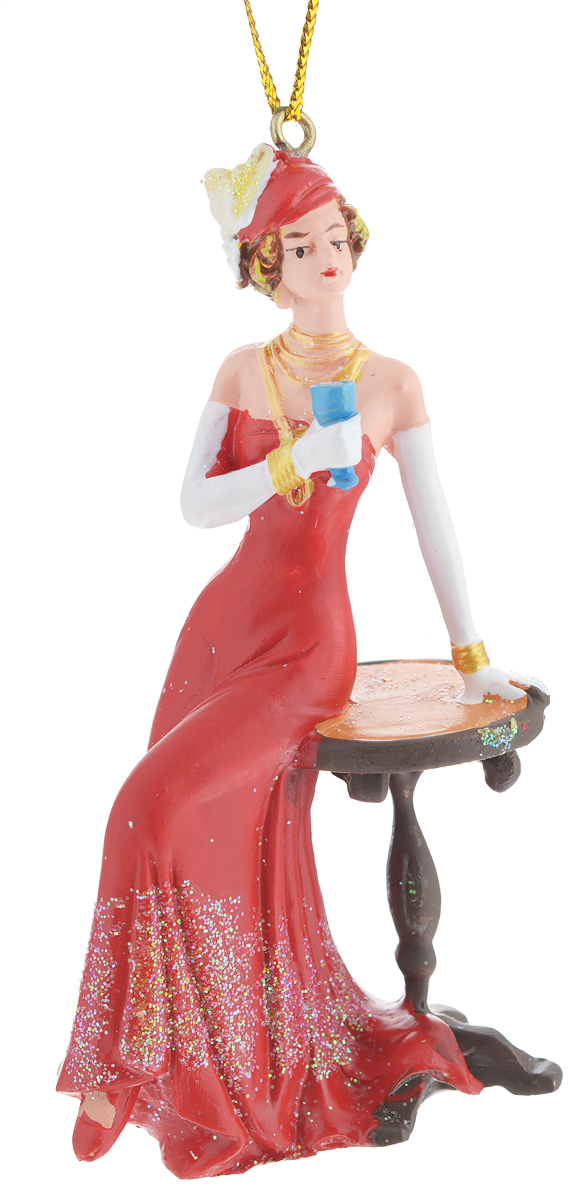фото Новогоднее подвесное украшение Феникс-презент "Девушка и стол"