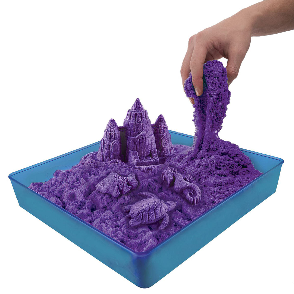 фото Kinetic Sand Кинетический песок цвет фиолетовый 680 г