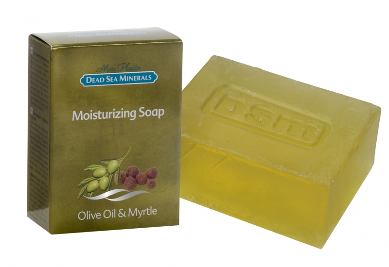 фото Mon Platin DSM Увлажняющее мыло с оливковым и миртовым маслом 120г