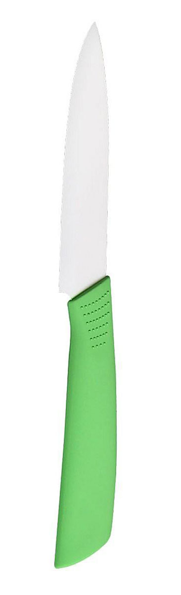 Нож кухонный керамический 12,5 см с зеленой ручкой. 1508218U