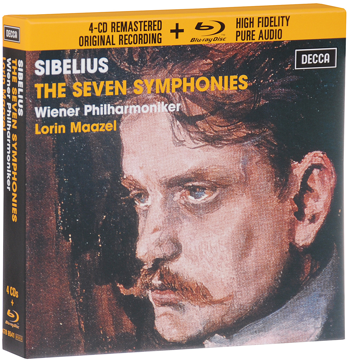 Лорин Маазель,Wiener Philharmoniker Lorin Maazel. Sibelius. The Seven Symphonies. Limited Edition (4 CD + Blu-Ray Audio)