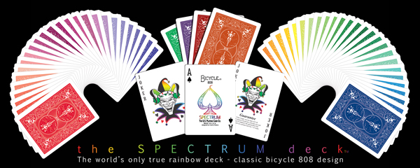 фото Игральные карты Bicycle "Spectrum Deck", цвет: мультиколор, 56 шт