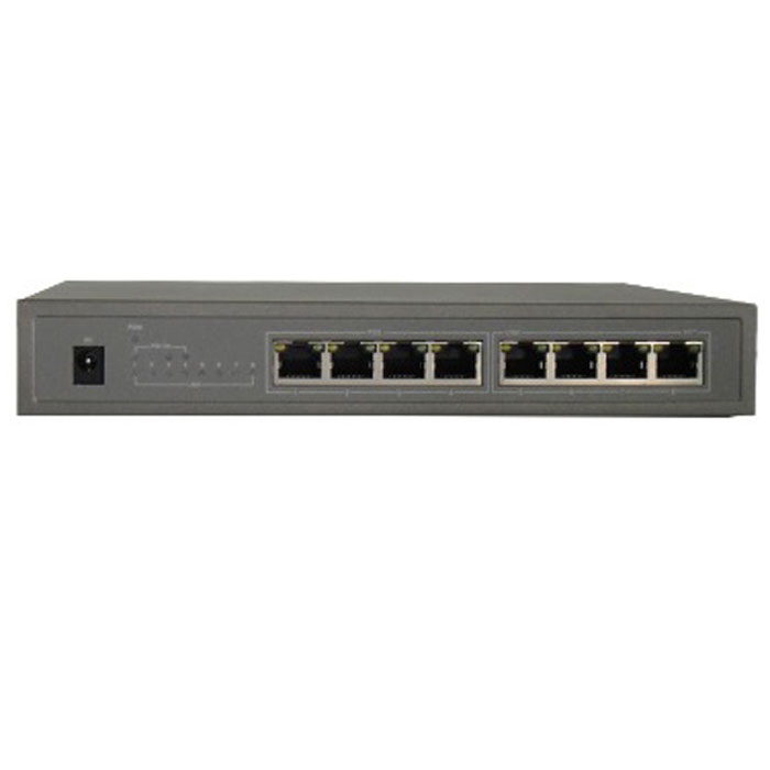 8-ми портовый свитч, 4 порта PoE Артикул IVUE-PS8-4, 4LAN+4 POE 100Mbps ...