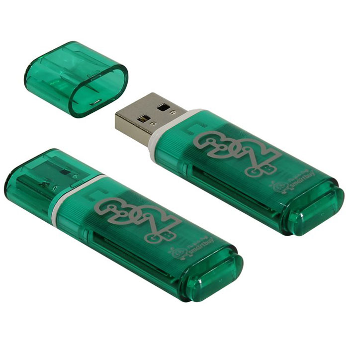 фото SmartBuy Glossy Series 32GB, Green USB-накопитель