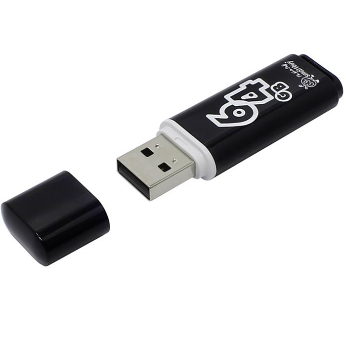 фото SmartBuy Glossy Series 64GB, Black USB-накопитель