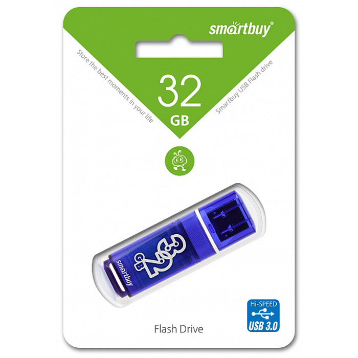фото SmartBuy Glossy Series 3.0 32GB, Dark Blue USB-накопитель