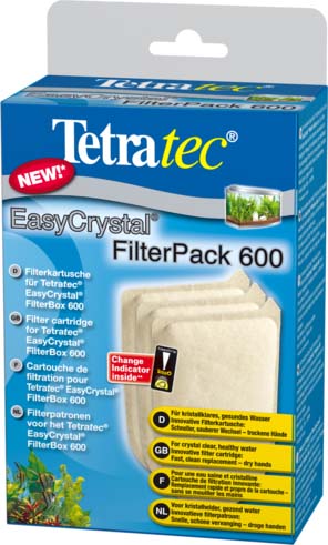 фото Фильтрующие картриджи Tetra "EC 600", для внутреннего фильтра EasyCrystal 600, 3 шт