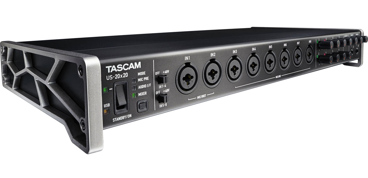 фото Tascam US-20x20, Black аудиоинтерфейс