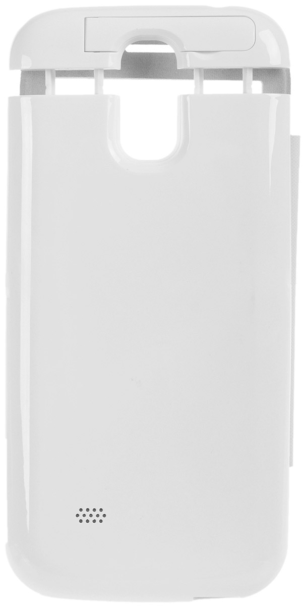 фото EXEQ HelpinG-SF07 чехол-аккумулятор для Samsung Galaxy S4, White (2600 мАч, Smart cover, флип-кейс)