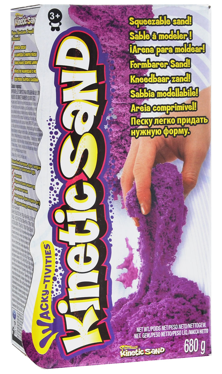 фото Kinetic Sand Кинетический песок цвет фиолетовый 680 г