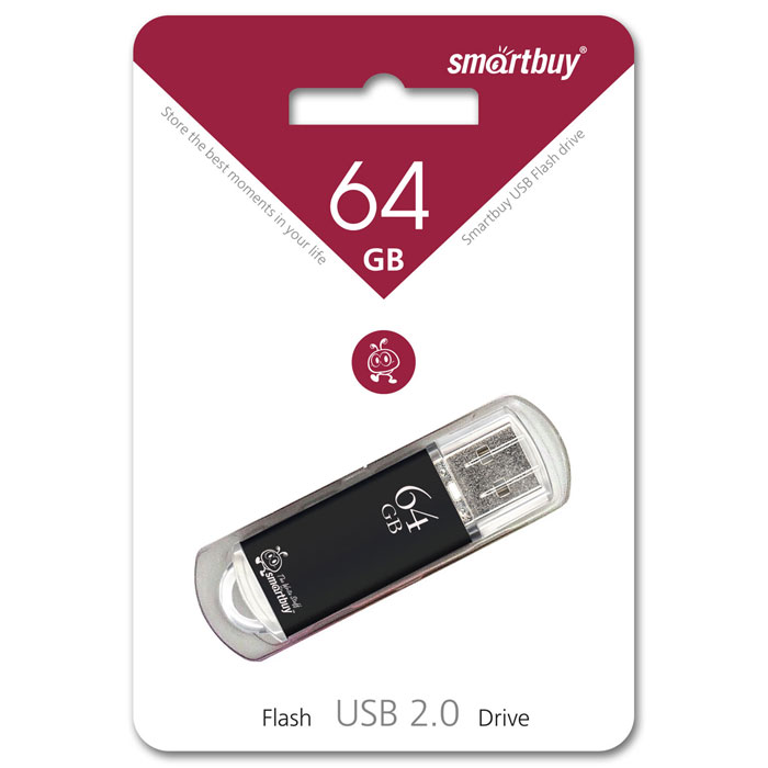 фото SmartBuy V-Cut 64GB, Black USB-накопитель