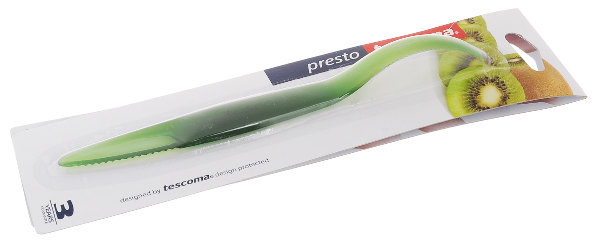 Нож для киви Tescoma "Presto", цвет: зеленый, длина 20,5 см