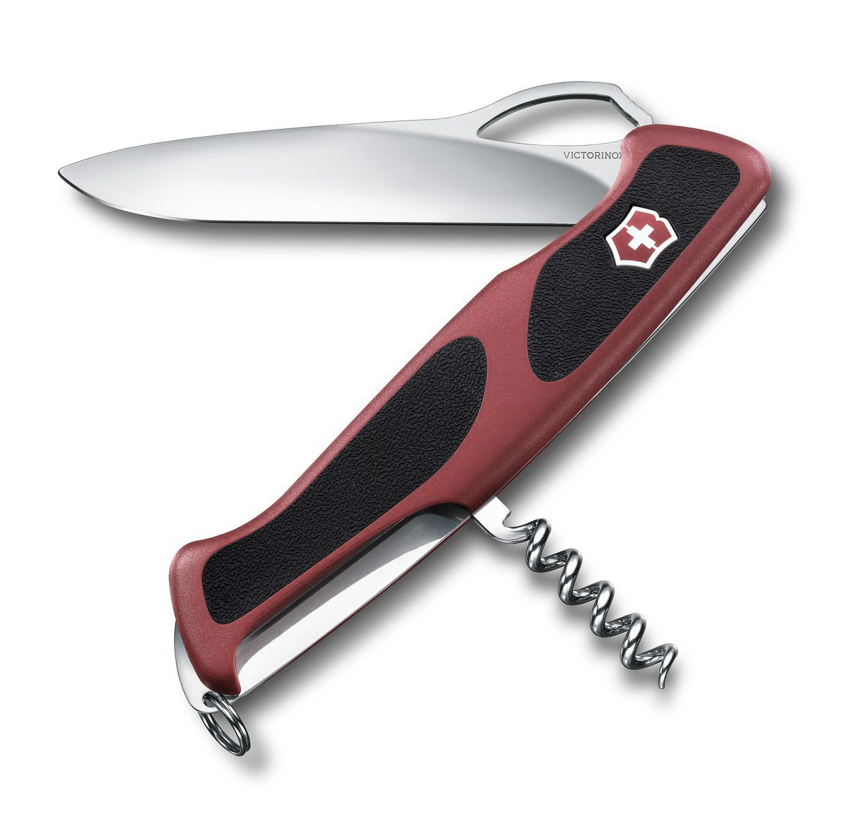 фото Нож перочинный Victorinox "RangerGrip 63", цвет: красный, черный, 5 функций, 13 см