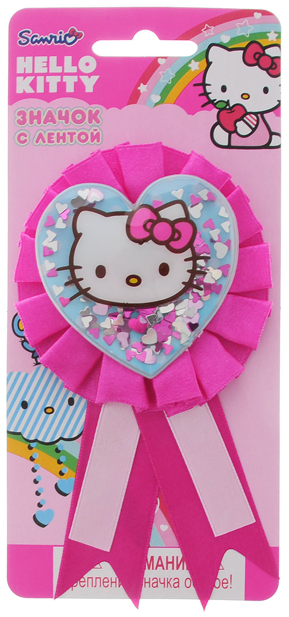 фото Веселая затея Значок Hello Kitty