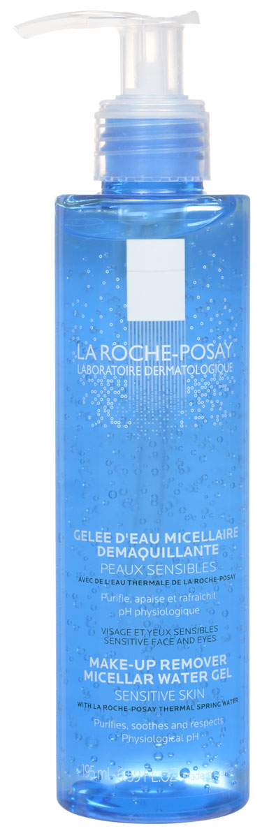 фото La Roche-Posay Мицелярный гель для снятия макияжа "Physiological Cleansers", очищающий, для чувствительной кожи, 200 мл