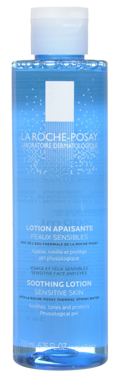 фото Тоник физиологический La Roche-Posay Physiological Cleansers успокаивающий, для чувствительной кожи лица и глаз, 200 мл