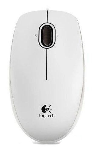 фото Мышь Logitech B100, White (910-003360)