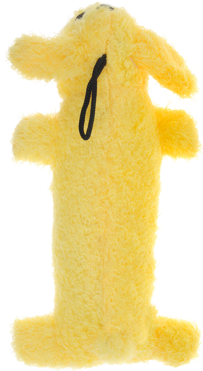 фото Игрушка для животных Multipet "Собака", с пищалкой, цвет: желтый