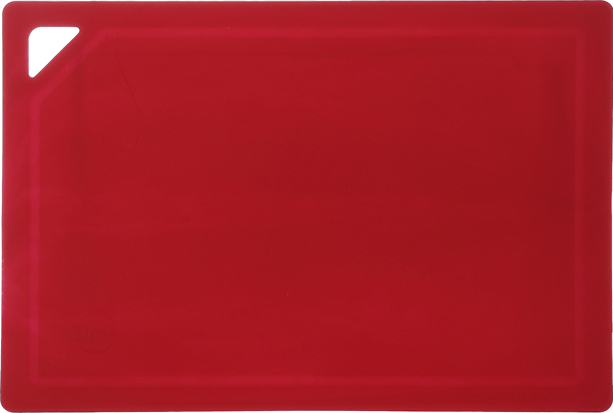 фото Доска разделочная "TimA", гибкая, цвет: бордовый, 31 х 21 х 0,3 см