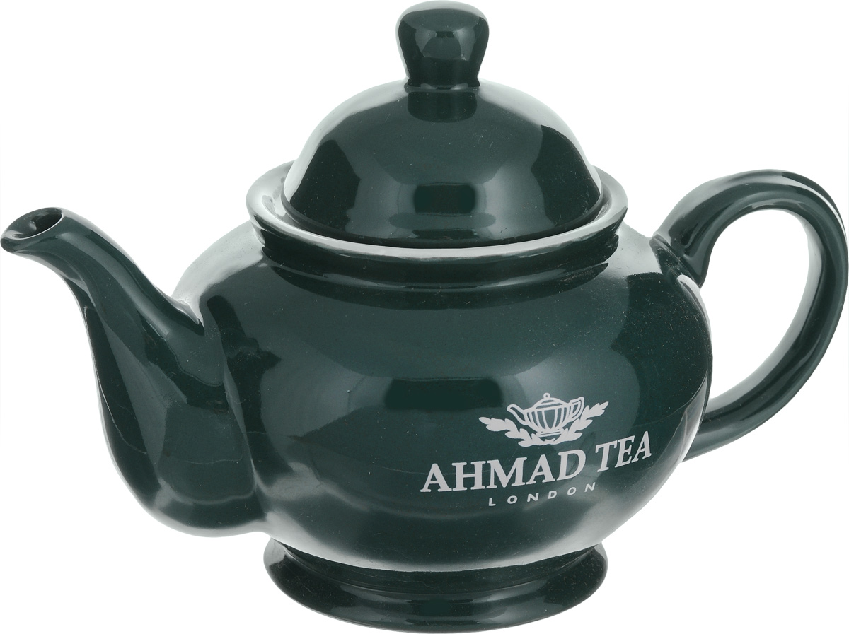 фото Чайник заварочный "Ahmad Tea", цвет: темно-зеленый, 800 мл