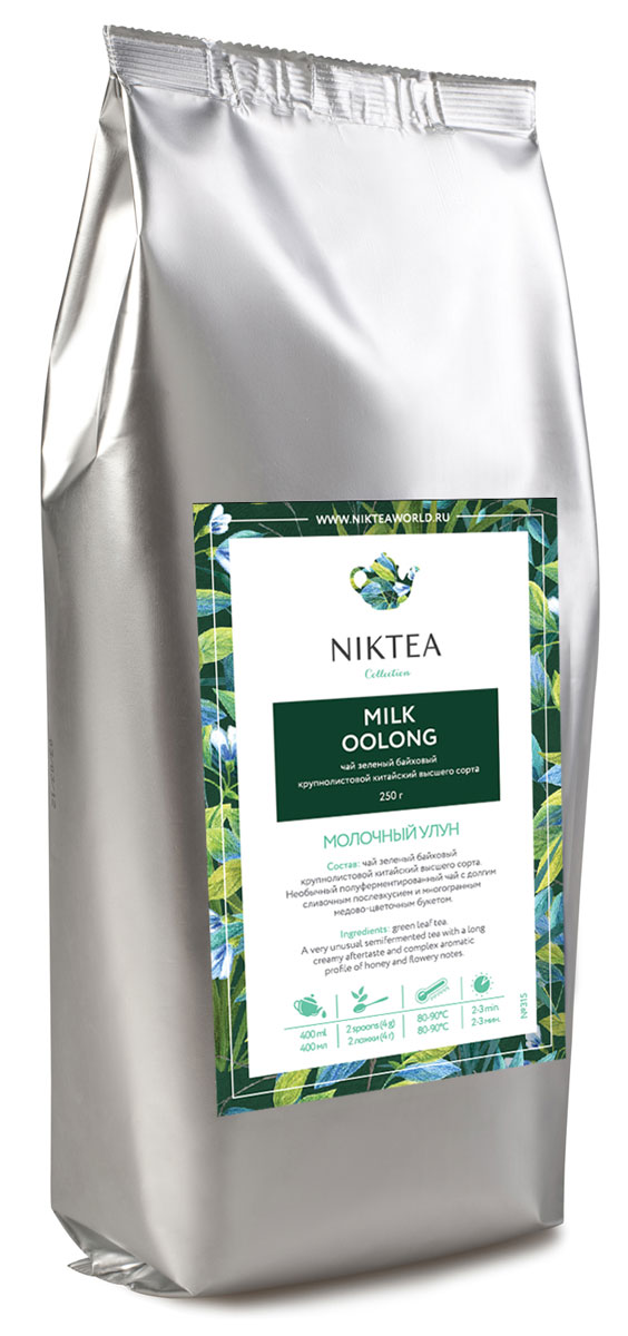 фото Niktea Milk Oolong зеленый листовой чай, 250 г