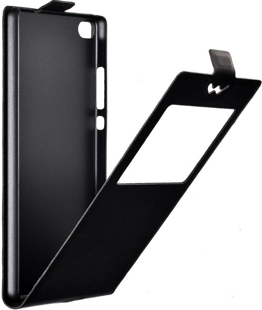 фото Skinbox Flip slim AW чехол для Huawei P8, Black