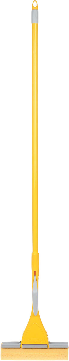 фото Швабра "Apex", с отжимом, цвет: желтый, серый. 10504-A