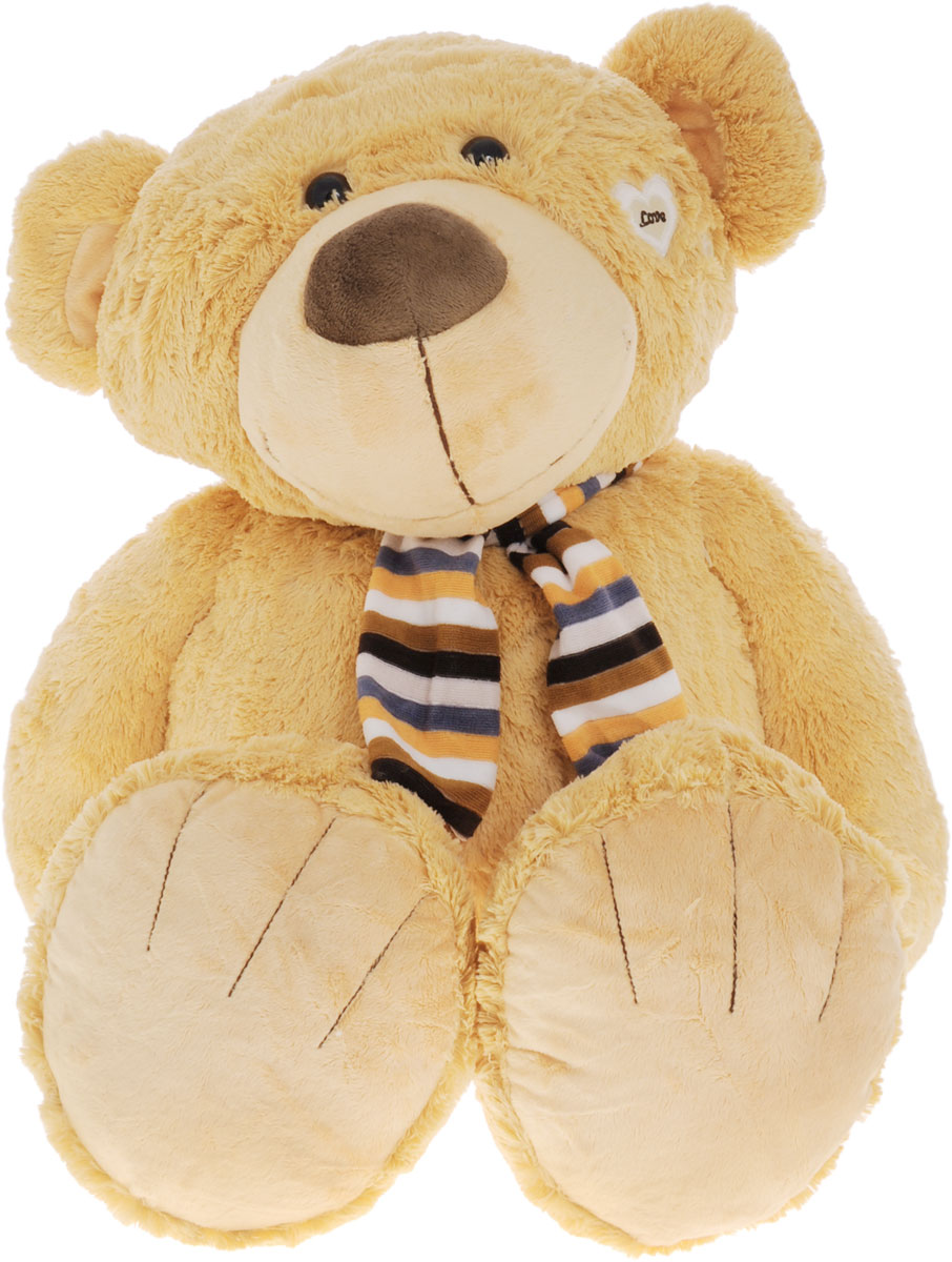 фото Magic Bear Toys Мягкая игрушка Медвежонок в шарфе 80 см